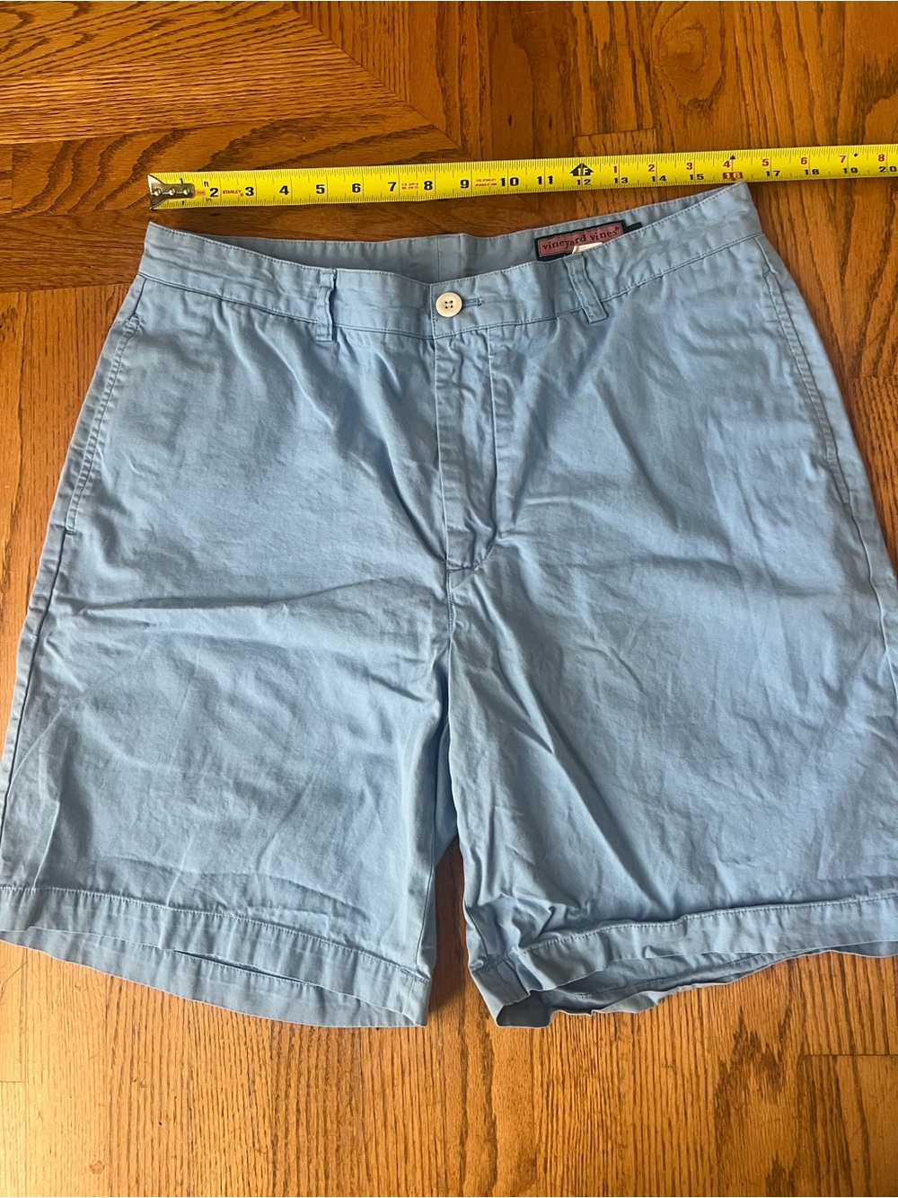 Vineyard Vines Men's Pale Blue Flat Front Shorts